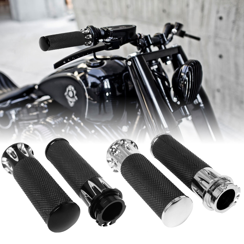 Motorcycle Parts - مقابض يد مجوفة من الألومنيوم CNC
