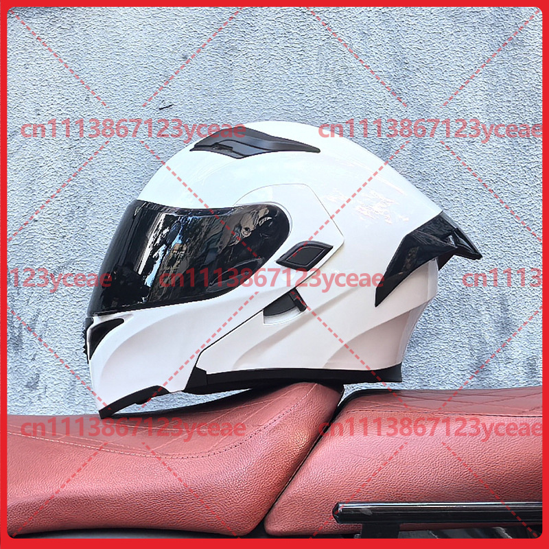 Dual Visor Motorcycle Racing Helmet - خوذة دراجة نارية مودولار من أورز،