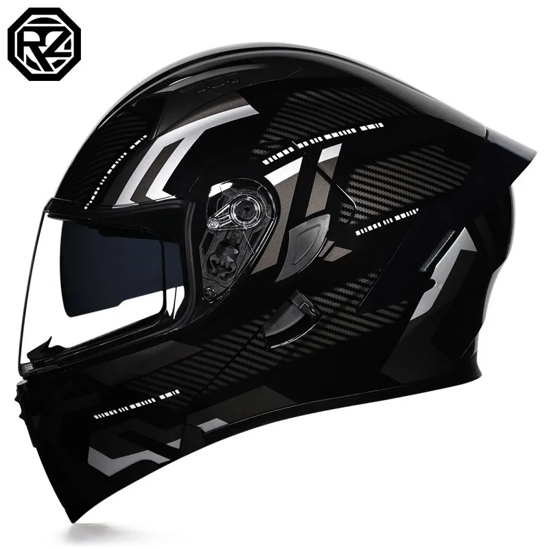 Full Face Motorcycle Helmet With Bluetooth - خوذة دراجة كهربائية عالمية لجميع المواسم