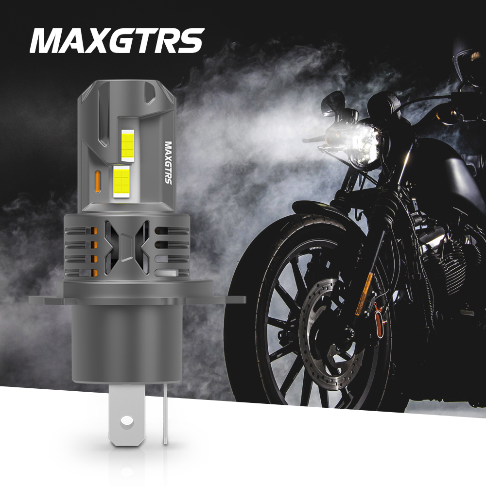 مصباح أمامي LED للدراجات النار - مراجعة Universal Motorcycle Led Headlight Projector وسعره