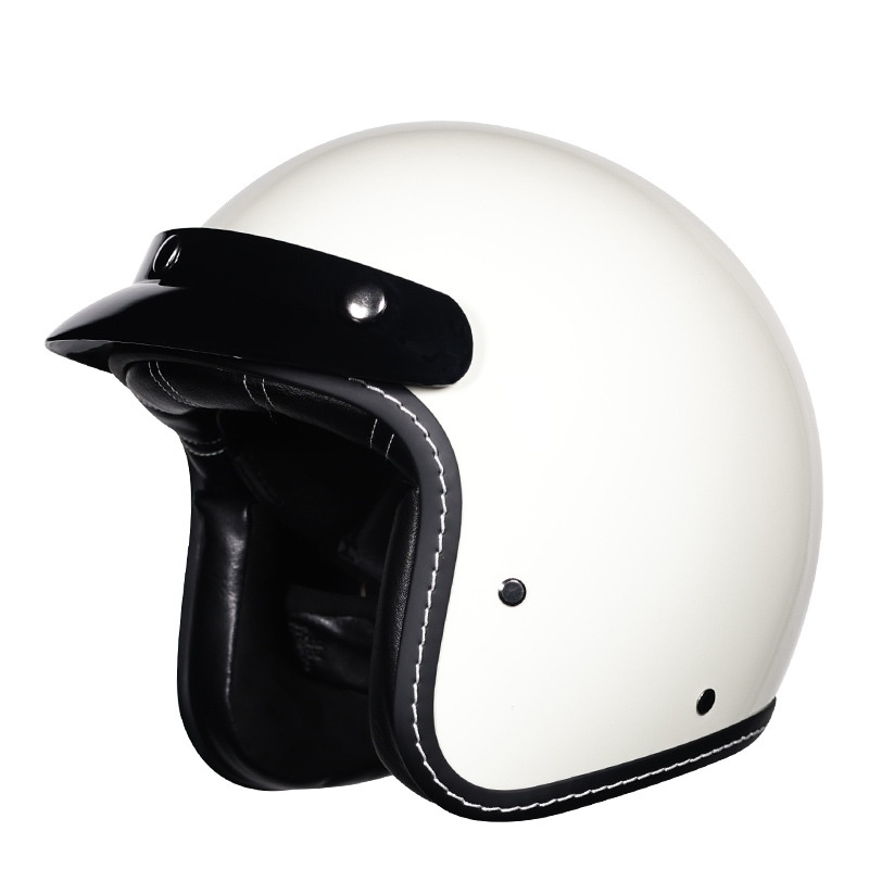 خوذة دراجة نارية مفتوحة الوجه  - مراجعة Vintage Open Face Retro Helmet وسعره