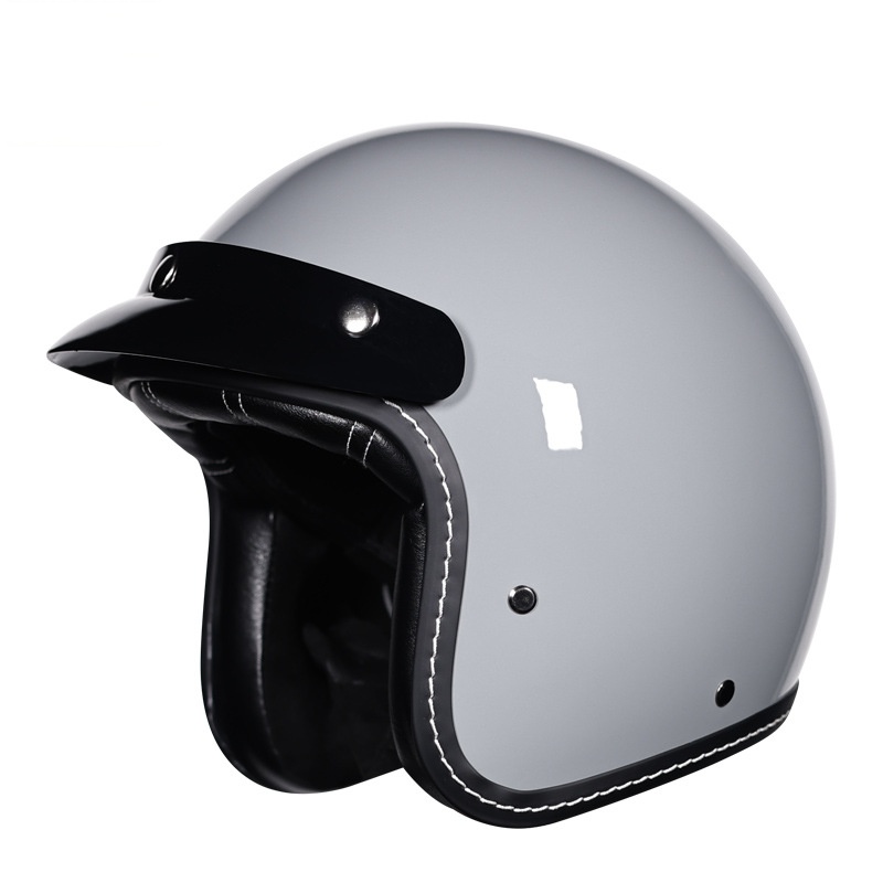 خوذة دراجة نارية مفتوحة الوجه  - مراجعة Vintage Open Face Retro Helmet وسعره
