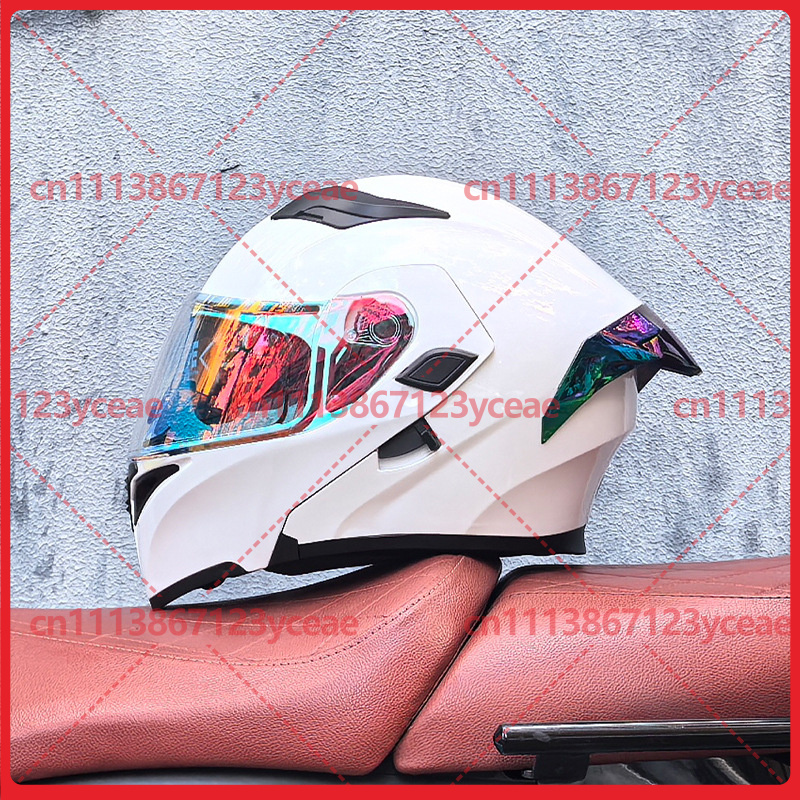 خوذة دراجة نارية مودولار من أو - مراجعة Dual Visor Motorcycle Racing Helmet وسعره