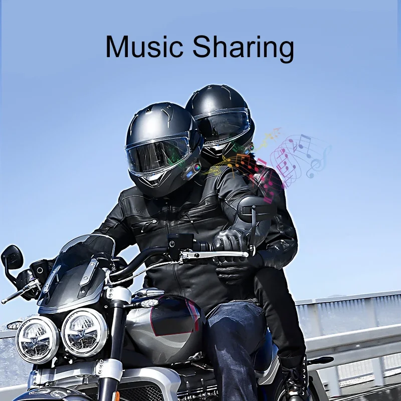 خوذة دراجة نارية إنتركوم شاشة  - مراجعة Universal Motorcycle Helmet Intercom Headset وسعره