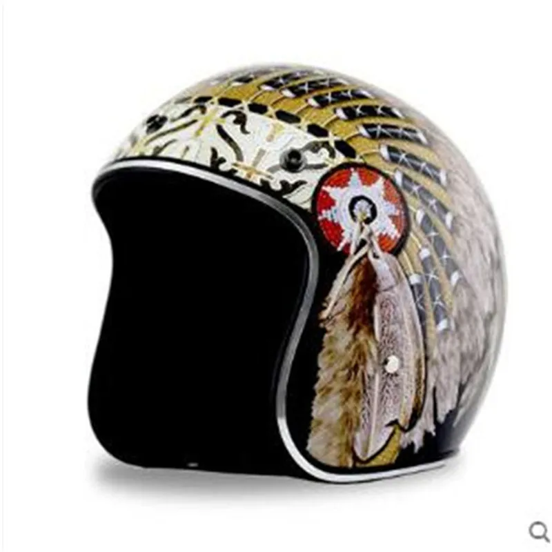 خوذة دراجة نارية كلاسيكية جديد - مراجعة Vintage Open Face Retro Helmet وسعره
