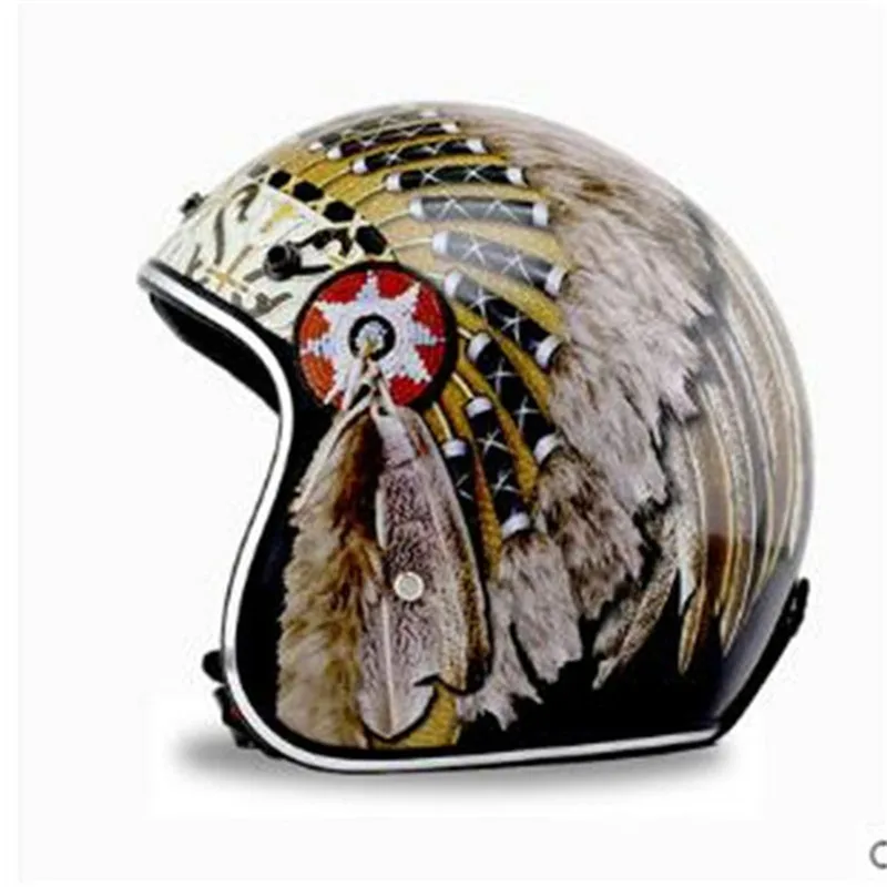 خوذة دراجة نارية كلاسيكية جديد - مراجعة Vintage Open Face Retro Helmet وسعره