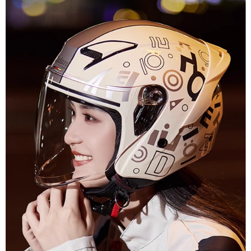 DOT شهادة خمر خوذة مفتوحة دراج - مراجعة Vintage Open Face Retro Helmet وسعره