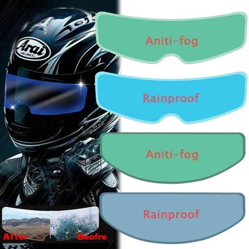 1/4 قطعة غشاء شفاف مضاد للضباب - مراجعة Motorcycle Helmets وسعره