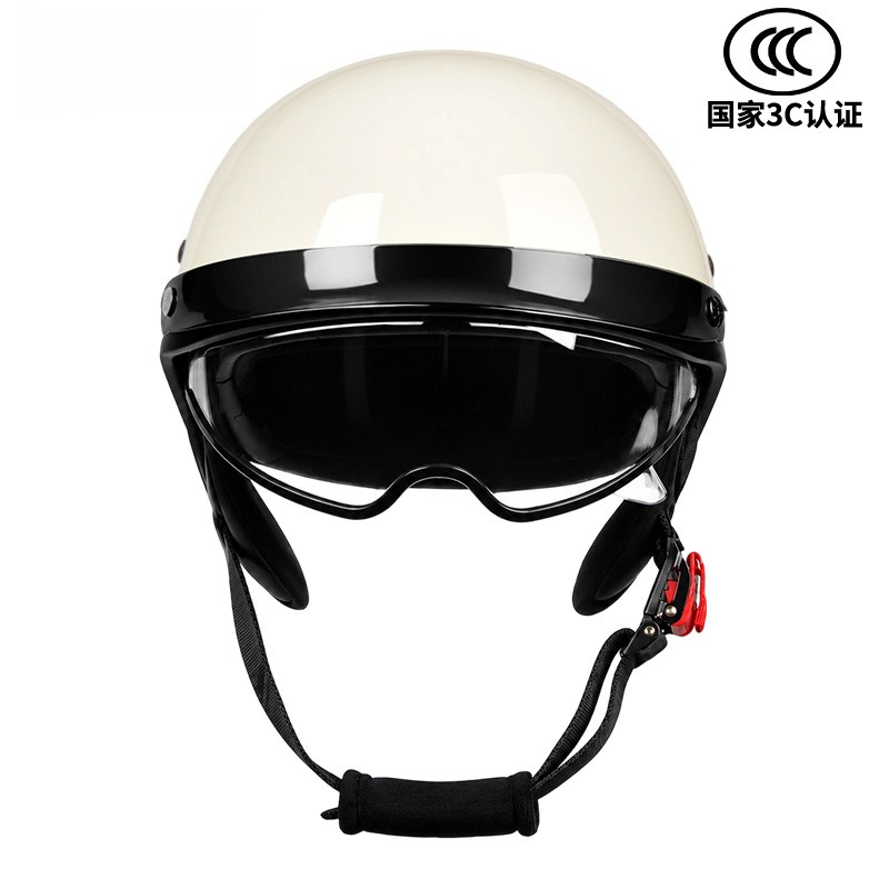 خوذة دراجة نارية كلاسيكية مفتو - مراجعة Vintage Open Face Retro Helmet وسعره