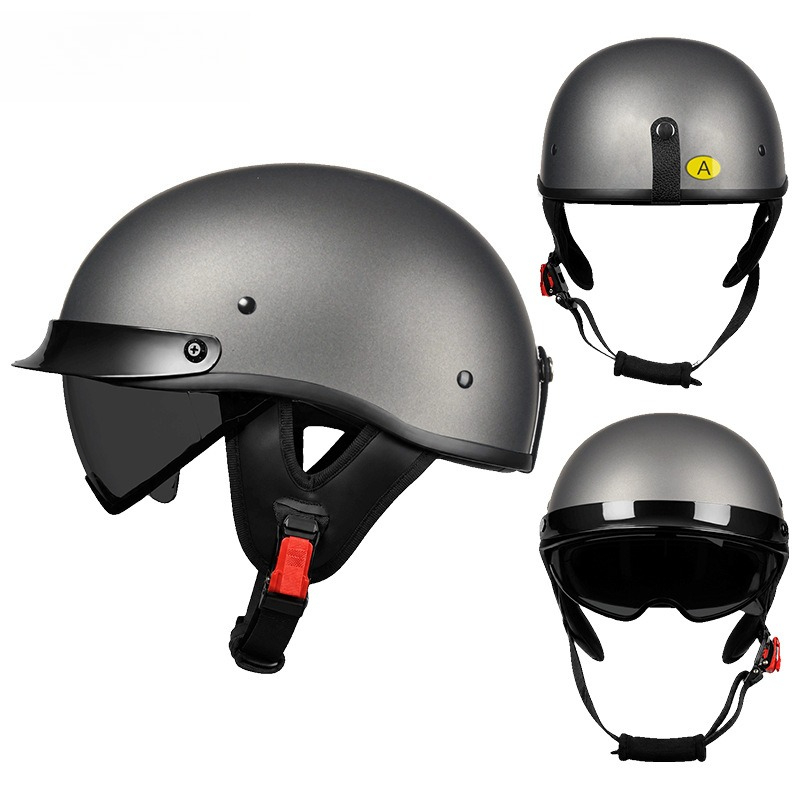 خوذة دراجة نارية كلاسيكية مفتو - مراجعة Vintage Open Face Retro Helmet وسعره