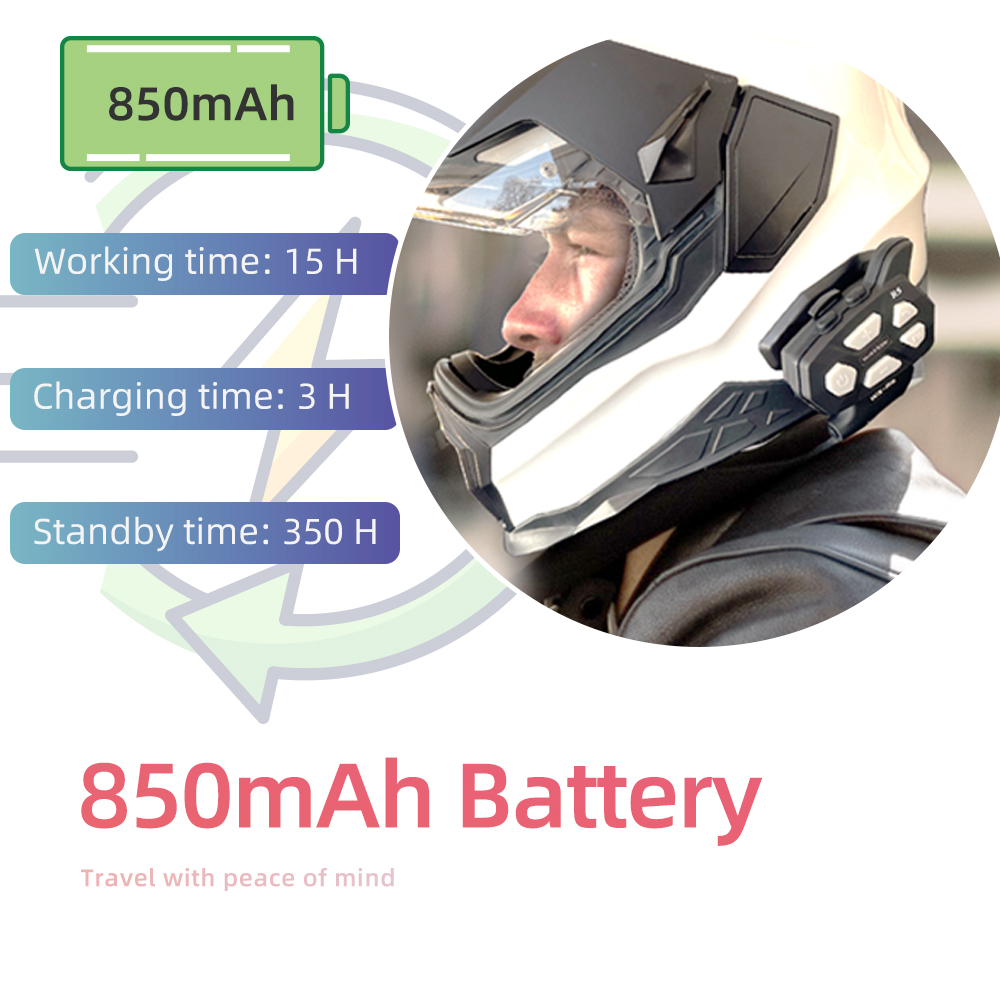 سماعات خوذة داخلية للدراجات ال - مراجعة Universal Motorcycle Helmet Intercom Headset وسعره