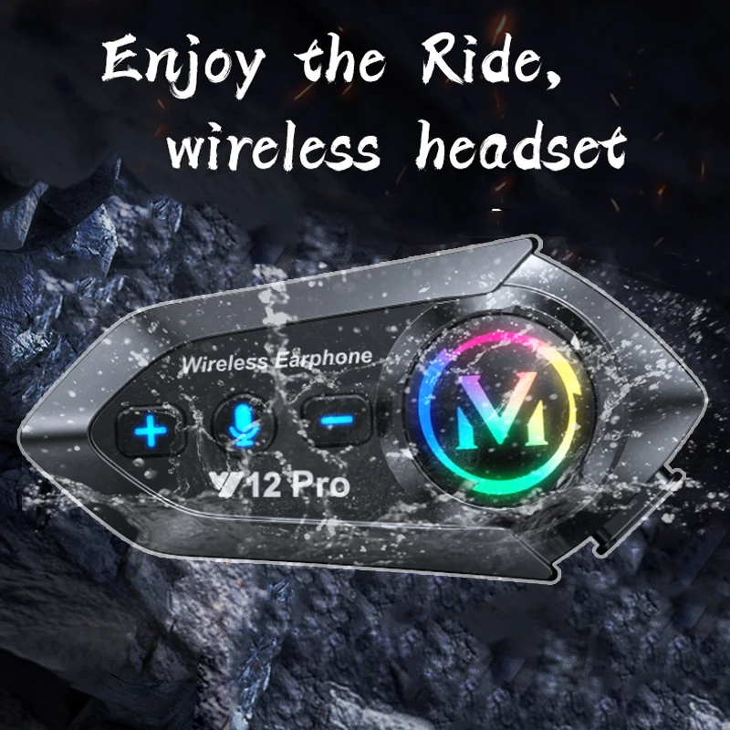 خوذة دراجة نارية Y12 Pro مع بل - مراجعة Universal Motorcycle Helmet Intercom Headset وسعره