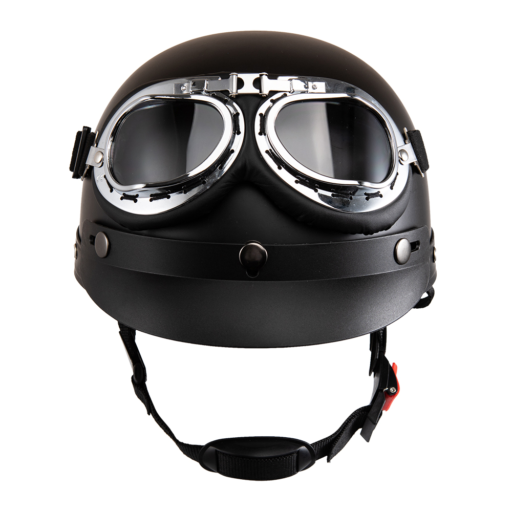 خوذة دراجة نارية مفتوحة الوجه  - مراجعة Vintage Open Face Retro Helmet وسعره