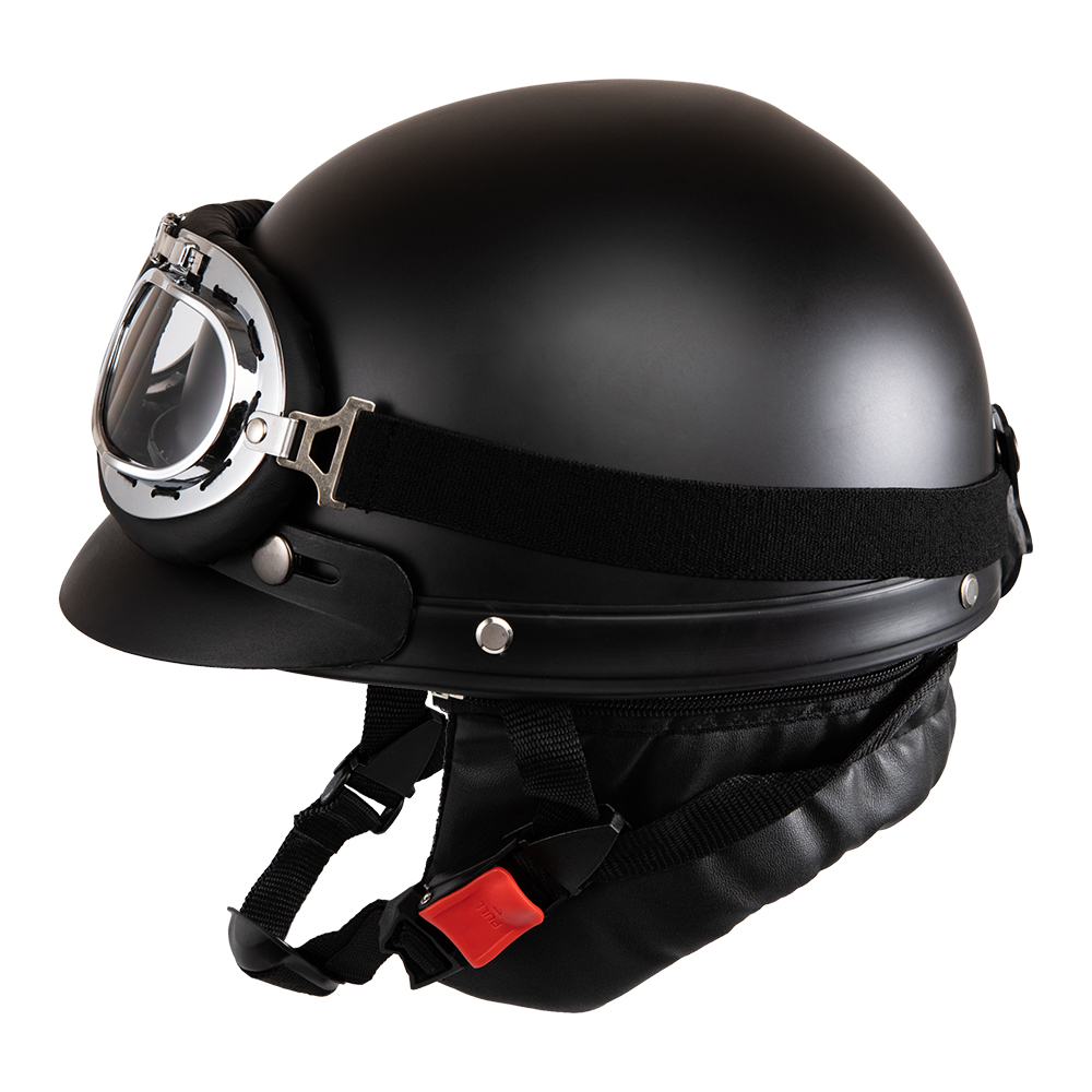 خوذة دراجة نارية مفتوحة الوجه  - مراجعة Vintage Open Face Retro Helmet وسعره