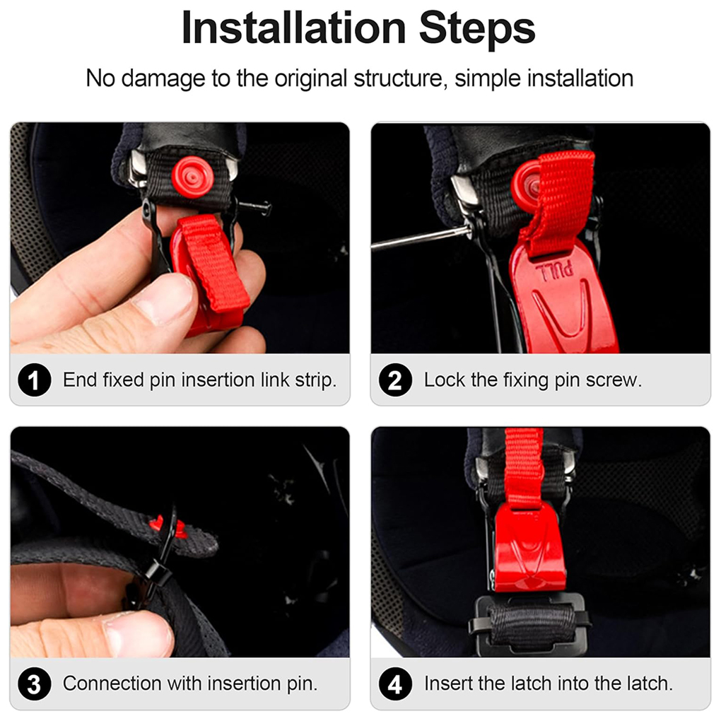 طقم مشبك خفيف الوزن سريع الفك  - مراجعة Quick Release Buckle Motorcycle Helmet وسعره