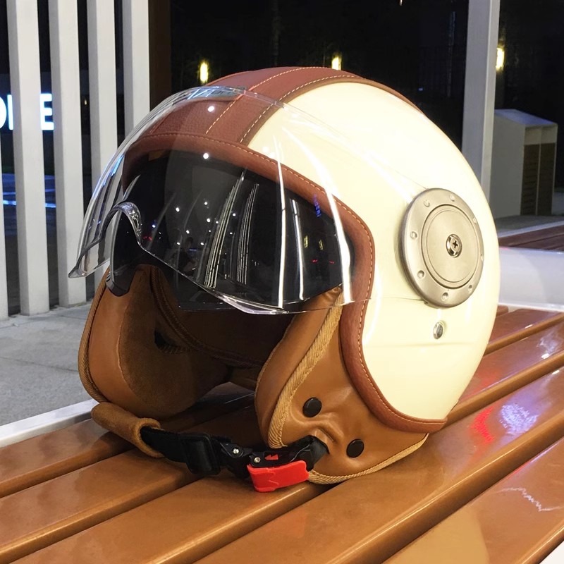 خوذة دراجة نارية كهربائية ذكية - مراجعة Full Face Motorcycle Helmet With Bluetooth وسعره